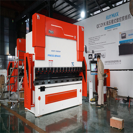 WC67K 125T/3200 4 अक्ष हाइड्रोलिक CNC प्रेस ब्रेक मेटल स्टिल झुकाउने मेसिनको लागि